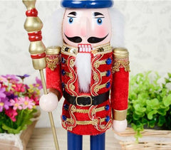 831034 Soldat décoratif  38 cm en bois peint à la main Rois differents modèles