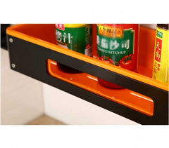 871032 Organisateur 2 étagères pivotantes pour cuisine et SDB CADRE ROTATIF