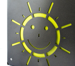 Boîte aux lettresIron Grey Art 730f de soleil avec serrure 21X8X