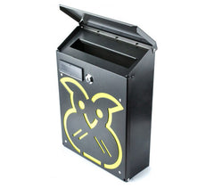 Boîte aux lettres Iron Grey Art 730d Hibou avec serrure 21X8X30 c