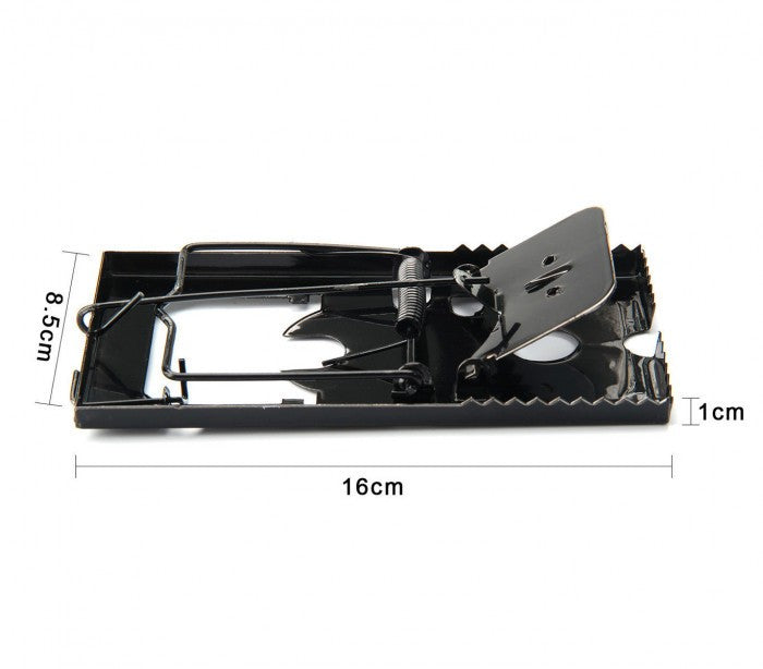 331446 Pack 4 Piège à souris DHOMTEK  tapette à ressort 8.5X16X1 CM