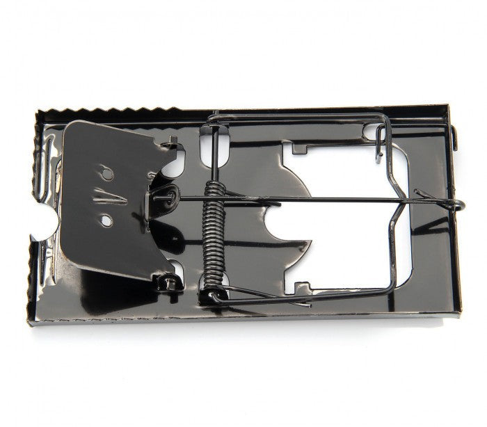 331446 Pack 4 Piège à souris DHOMTEK  tapette à ressort 8.5X16X1 CM