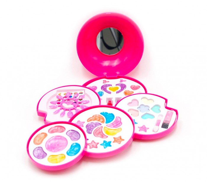 002504 Set de maquillage pour enfants 5 éléments Tachan Box avec miroir 40x26cm