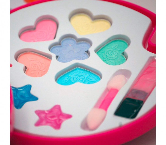 002504 Set de maquillage pour enfants 5 éléments Tachan Box avec miroir 40x26cm