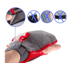 001705 Gant brosse NOBILITY pour enlever les poils morts des animaux