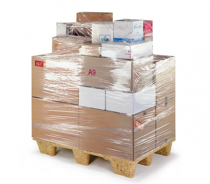 Pack de 6 Film plastique étirable manuel transparent 23 mm film 2.4 kg 500 mm