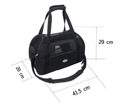 030125 Sac de transport pour animaux NOBLEZA avec prises d'air 42x20x29 cm