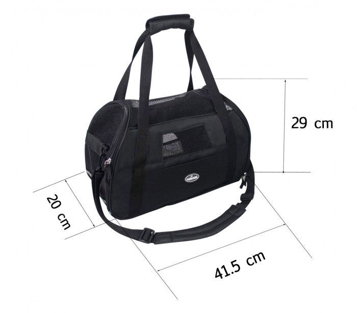 030163 Sac de transport pour animaux NOBLEZA avec prises d'air 48x25x33 cm