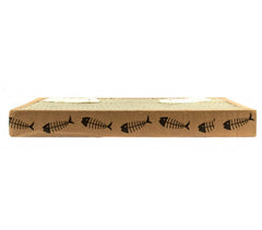 026432 Grattoir NOBLEZA carton parfumé pour chats 38.2x23x4 cm FISHING Box