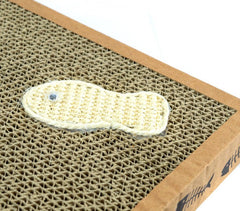 026432 Grattoir NOBLEZA carton parfumé pour chats 38.2x23x4 cm FISHING Box