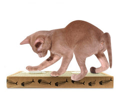 026432 Grattoir NOBLEZA carton parfumé pour chats 38.2x23x4 cm FISHING Box