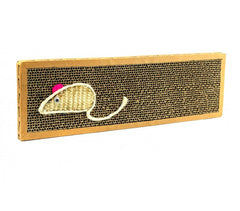 Grattoir NOBLEZA carton parfumé pour chats 38x12.5x2 cm MOUSE BOX