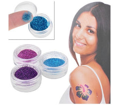 Glitter Shimmer tatouage  temporaire scintillant paillettes tatouage temporaire