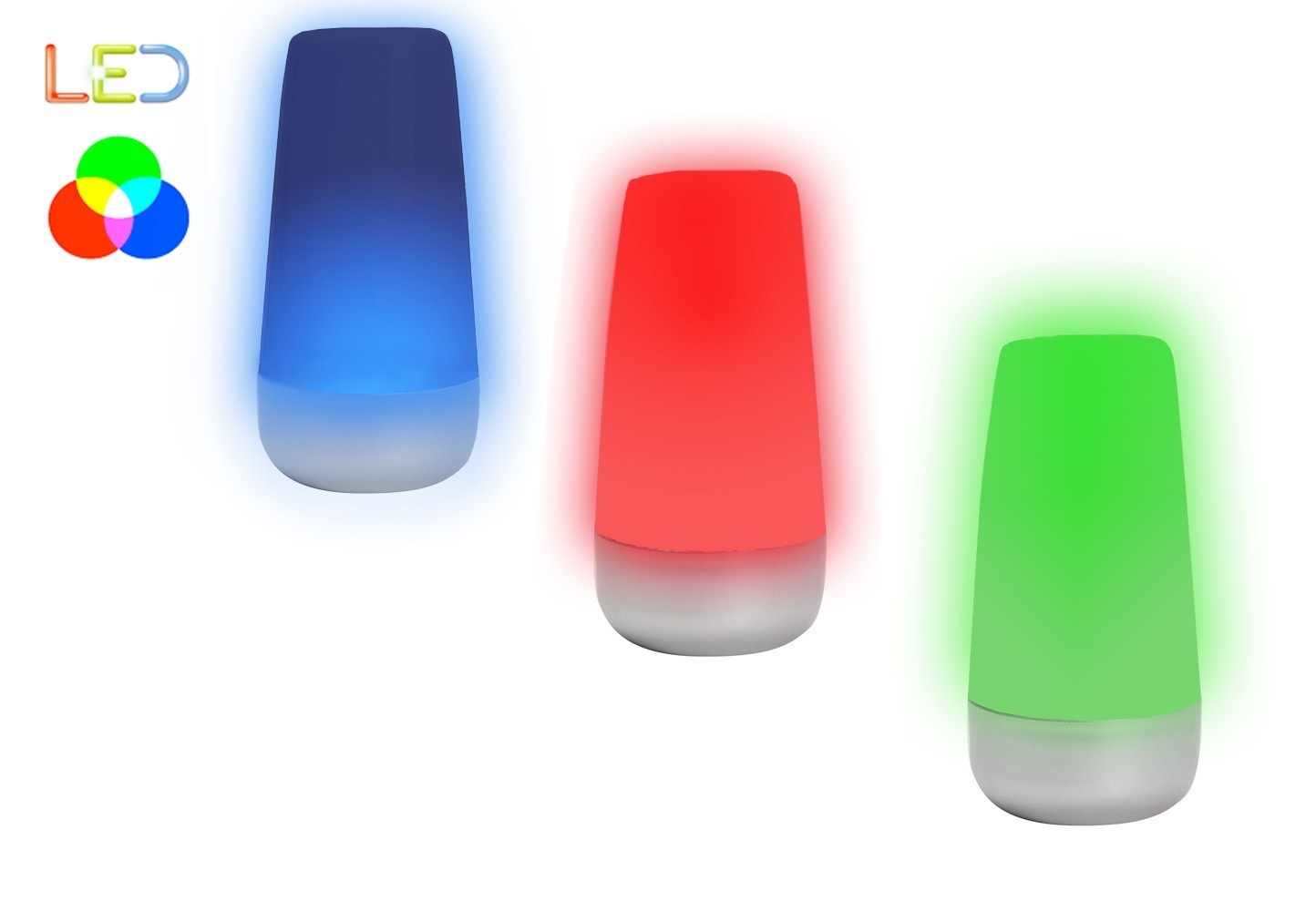 Lampe de table multicolore LED Chromothérapie