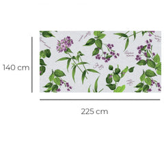 Dchome  Erbario 385 7144  nappe en pvc haute qualité 140x225 cm