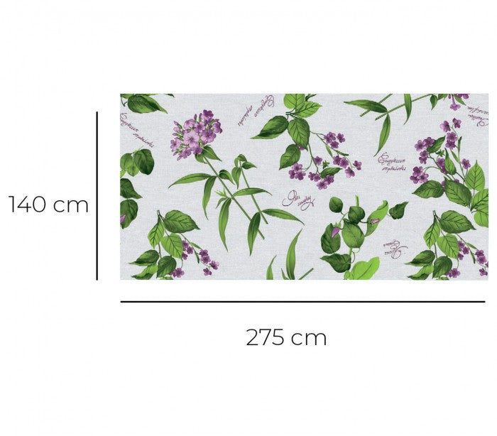 Dchome  Erbario 385 7144 nappe en pvc haute qualité 140x275 cm