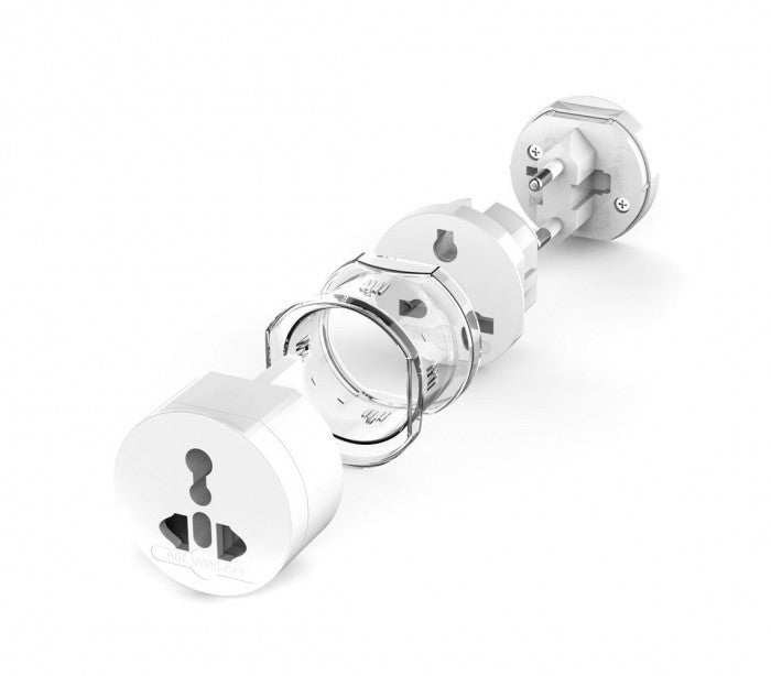 Adaptateur pour prises internationales de 125V 6A à 250V 13A 16  modes