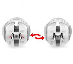 Adaptateur pour prises internationales de 125V 6A à 250V 13A 16  modes