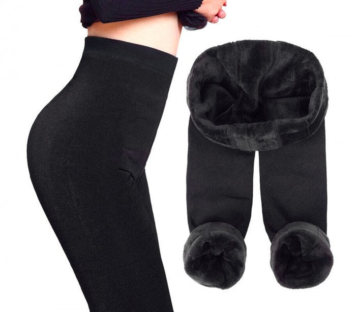 Leggings femme mod thermique. Zero Degres -noir -avec de la fourrure intérieure