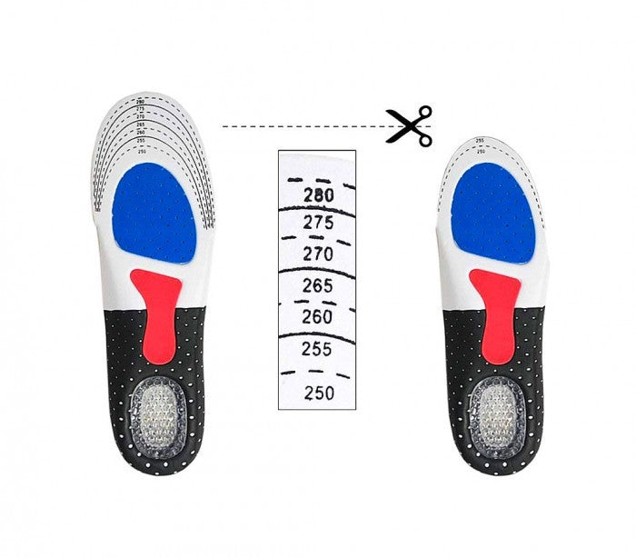 Semelles de sport réduit la fatigue des pieds, anti-choc T. 35 a 40