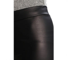 OV3302 Legging thermique pour femme en cuir SEXY WOMAN   mod. Yaten felpato