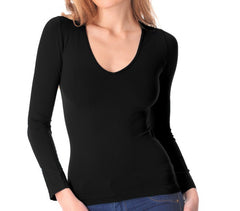 VKA25 Pack 5 t-shirts à manches longues thermiques, intérieur polaire  mod.ANAIS