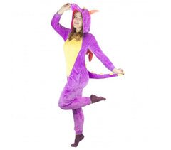 Pyjama polaire combi Cosplay Animal DragonTailles de XS à XXL