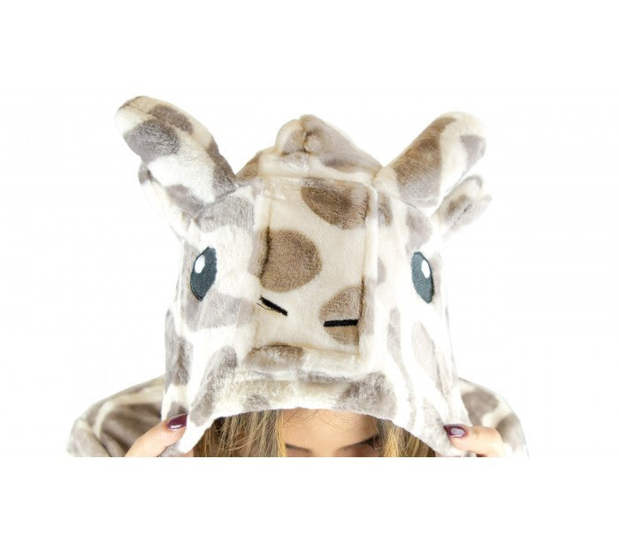 Pyjama polaire combi Cosplay Animal GIRAFE Tailles de XS à XXL