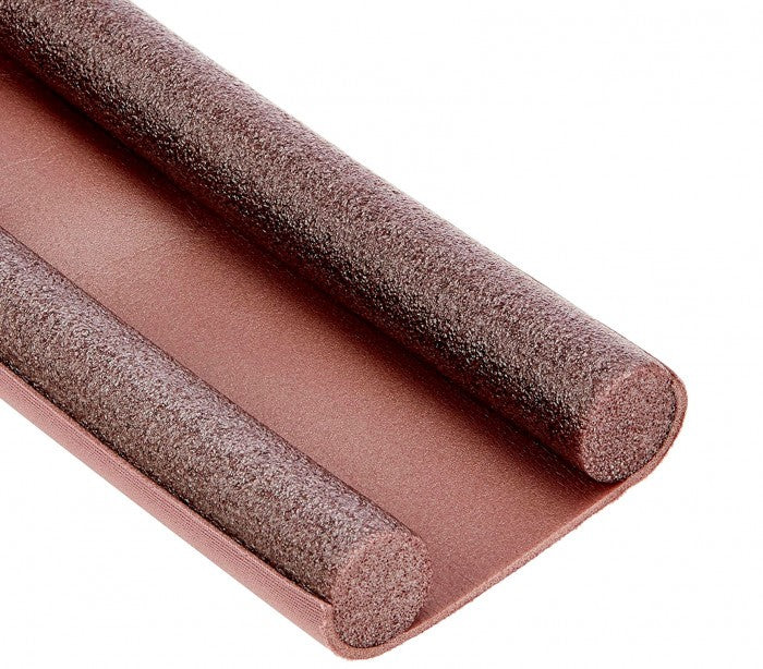 1470 Double Boudin de porte stop froid  pour portes 95x950mm marron