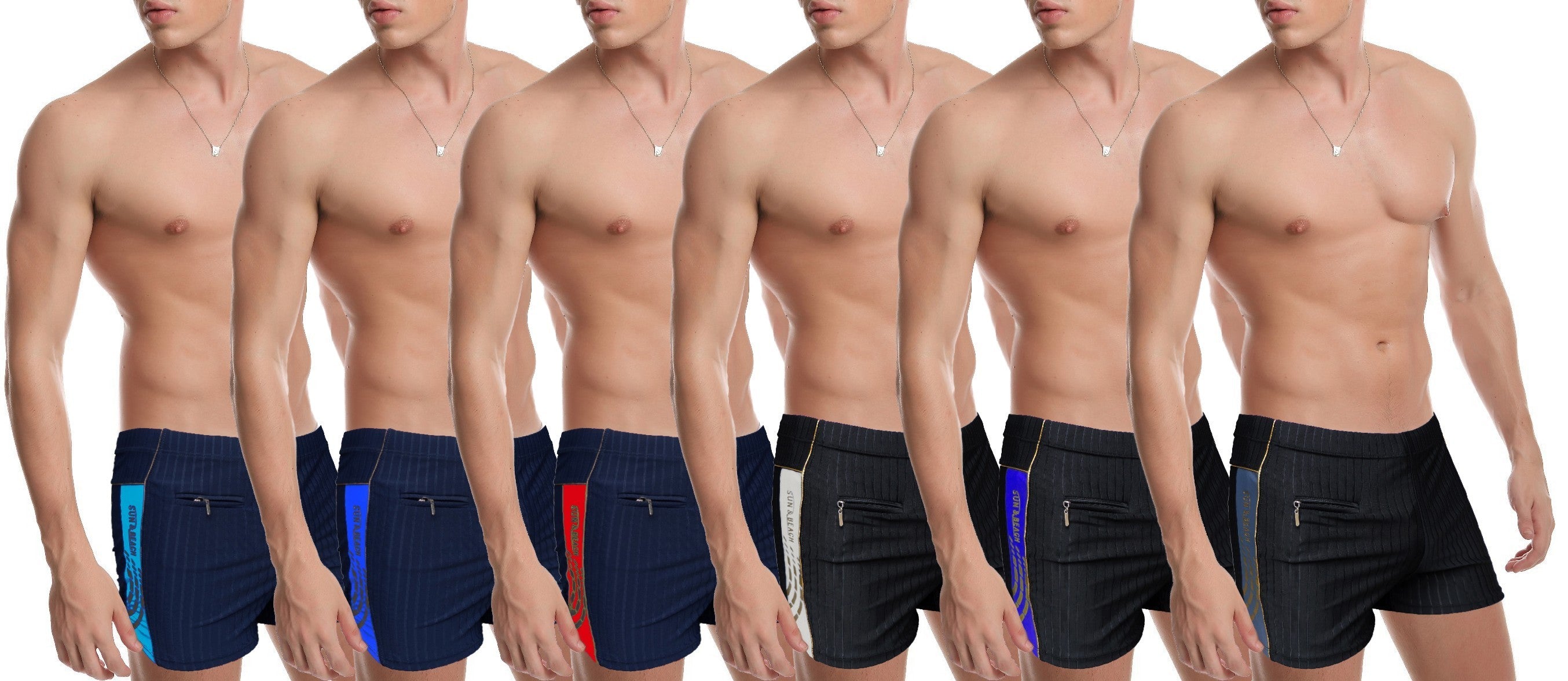 Maillot de bain vintage - Pour les hommes mod ESSENTIAL Boxer de bain