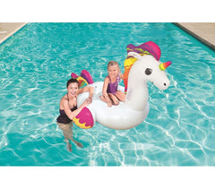 41114 Licorne gonflable à chevaucher 165 x 145 cm BESTWAY avec poignées