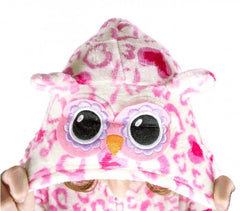 B1717 Pyjama combinaison pour enfants pilou modèle HIBOU UNISEX de 4 à 14 ans