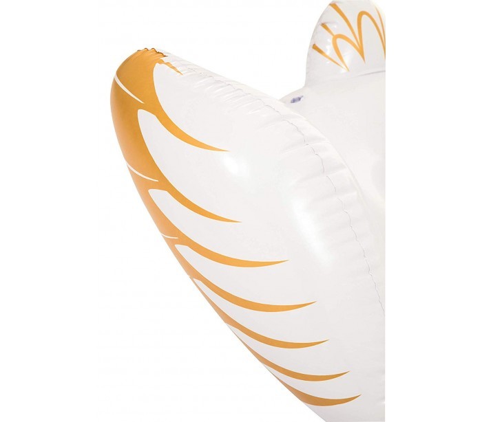 41120 Bouée gonflable géante en forme de cygne de luxe BESTWAY 169 x 169 cm