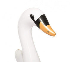 41120 Bouée gonflable géante en forme de cygne de luxe BESTWAY 169 x 169 cm