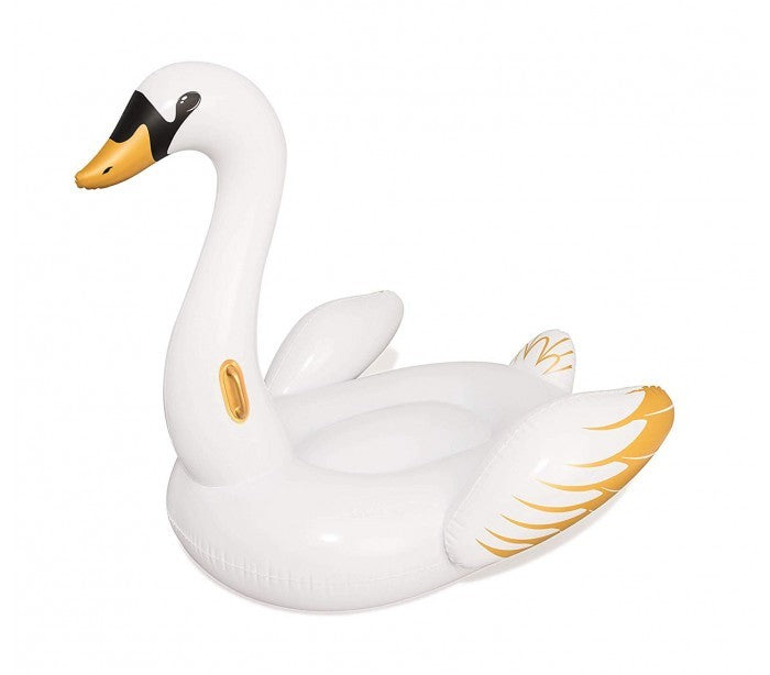 41120 Bouée gonflable géante en forme de cygne de luxe BESTWAY 169 x 169 cm