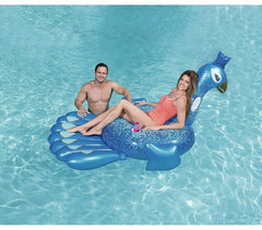 41101 Bouée gonflable géante en forme de Paon royal BESTWAY 198 x 164 cm