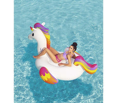 41113  Bouée gonflable géante en forme de licorne  BESTWAY 224 x 164 cm