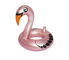 36124 Bouée gonflable géante en forme de cygne BESTWAY 165 x 117cm blanc ou rose