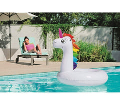 36123 Bouée gonflable en forme de Licorne BESTWAY pour les enfants de 12 ans et +  163x131cm