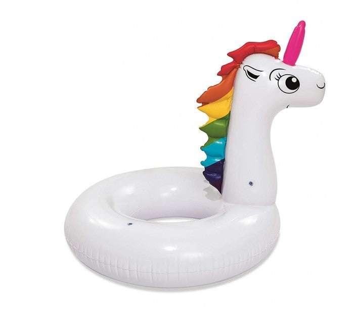36123 Bouée gonflable en forme de Licorne BESTWAY pour les enfants de 12 ans et +  163x131cm