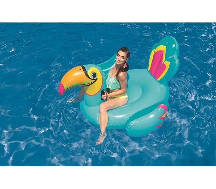 41126 Bouée  géante gonflable en forme de Toucan BESTWAY 207 x 150 cm