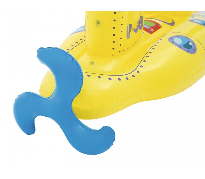 41098 Bouée géante gonflable en forme de sous-marin BESTWAY 165 x 86 cm avec poignées