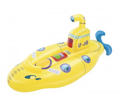 41098 Bouée géante gonflable en forme de sous-marin BESTWAY 165 x 86 cm avec poignées