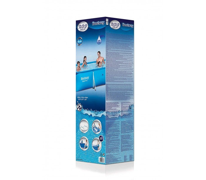 56405 Piscine BESTWAY steel pro fame rectangulaire 400x211x81 cm 5.700 lt.
