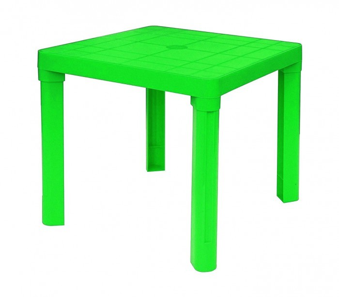 240335 Table pour enfants en plastique 50 x 50 cm en plastique rigide amovible