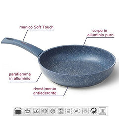 Poêle / Sauteuse diam 26 cm effet pierre, anti adhérente - ACCADEMIA MUGNANO