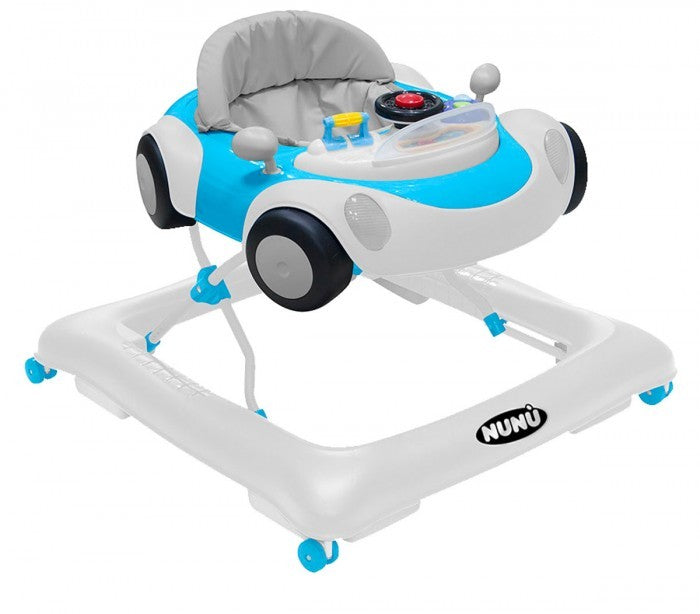 Trotteur bébé GI-1000 NuNù  forme de voiture réglable en hauteur pour les premiers pas