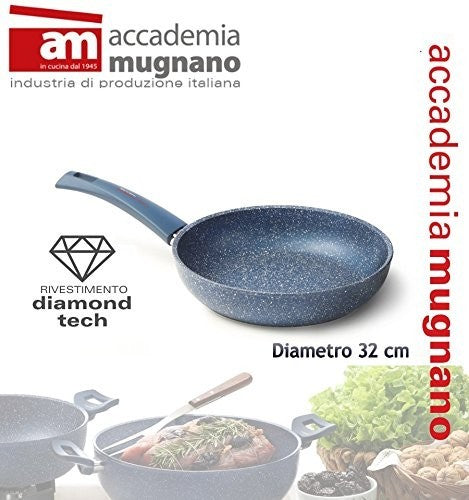 Poêle / Sauteuse diam 32 cm effet pierre, anti adhérente -ACCADEMIA MUGNANO