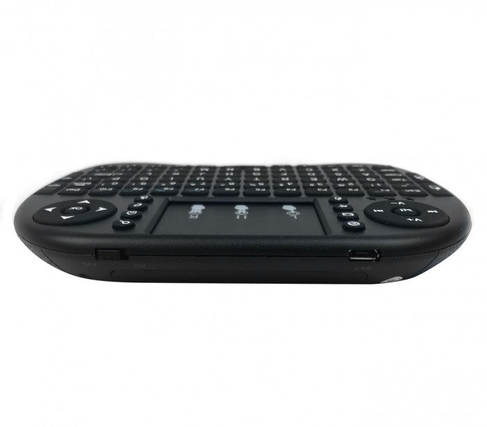 Clavier sans fil Mini Qwerty avec écran tactile pour Smart TV, Android IOS 2.4