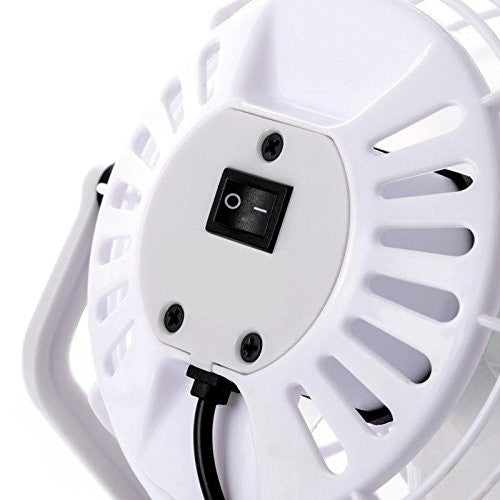 Mini ventilateur de table USB, diamètre de 13 cm - avec une rotation de 360°